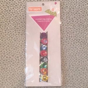 Cocktail Rings - Wine or cocktail glass charms